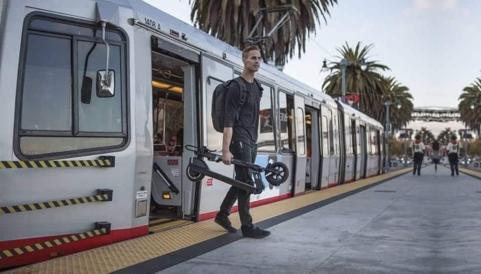 Take An Electric Scooter On A Train
